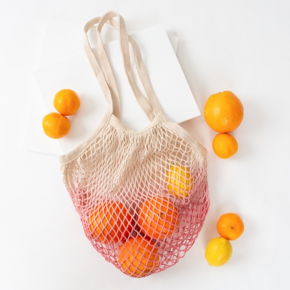 Camp Collection pink market tote